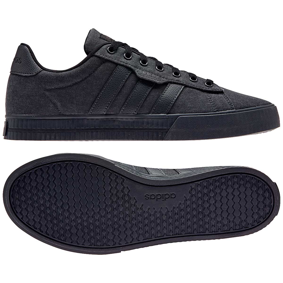 Tenis Adidas Daily 3.0 Negro Casual Tallas del #25 a #29 Hombre