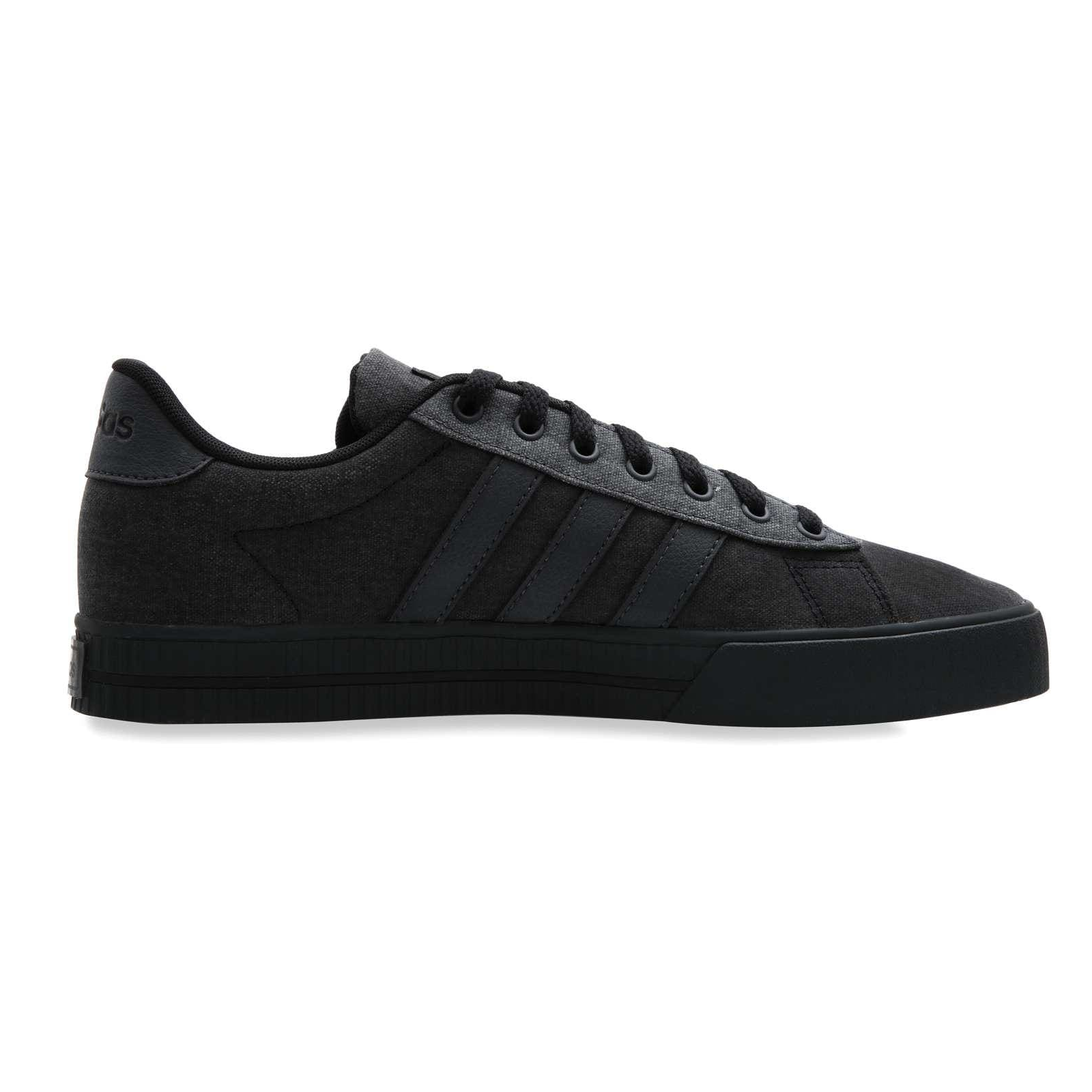 Tenis Adidas Daily 3.0 Negro Casual Tallas del #25 a #29 Hombre