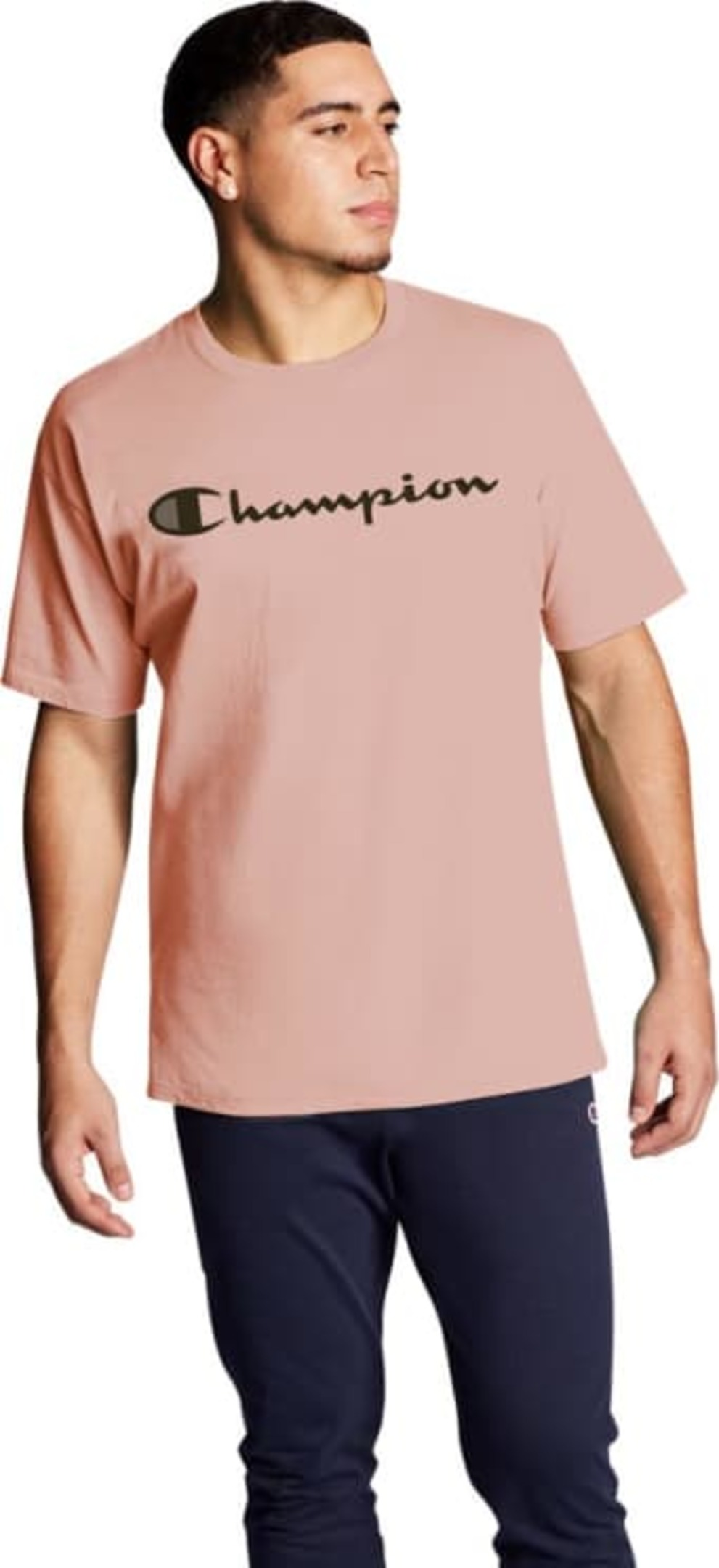 PLAYERA CASUAL PARA HOMBRE COLOR ROSA ROPA CHAMPION 8XZ7