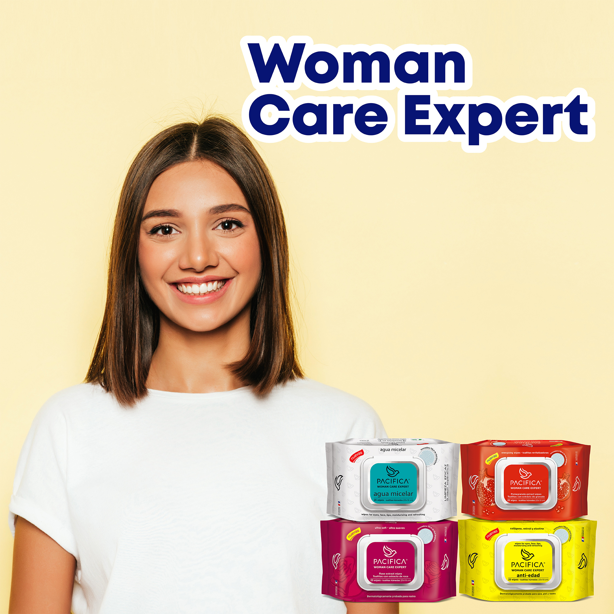 Toallitas Húmedas Desmaquillantes Pacifica Agua Micelar 25 Toallitas