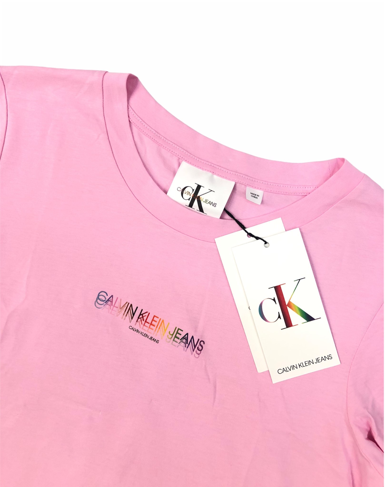 Crop Top Calvin Klein color rosa para dama 100% original y nuevo