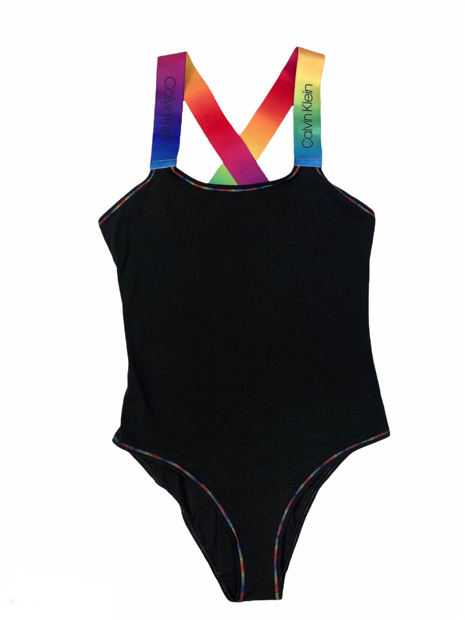 Bodysuit Calvin Klein color negro pride 100% original y nuevo