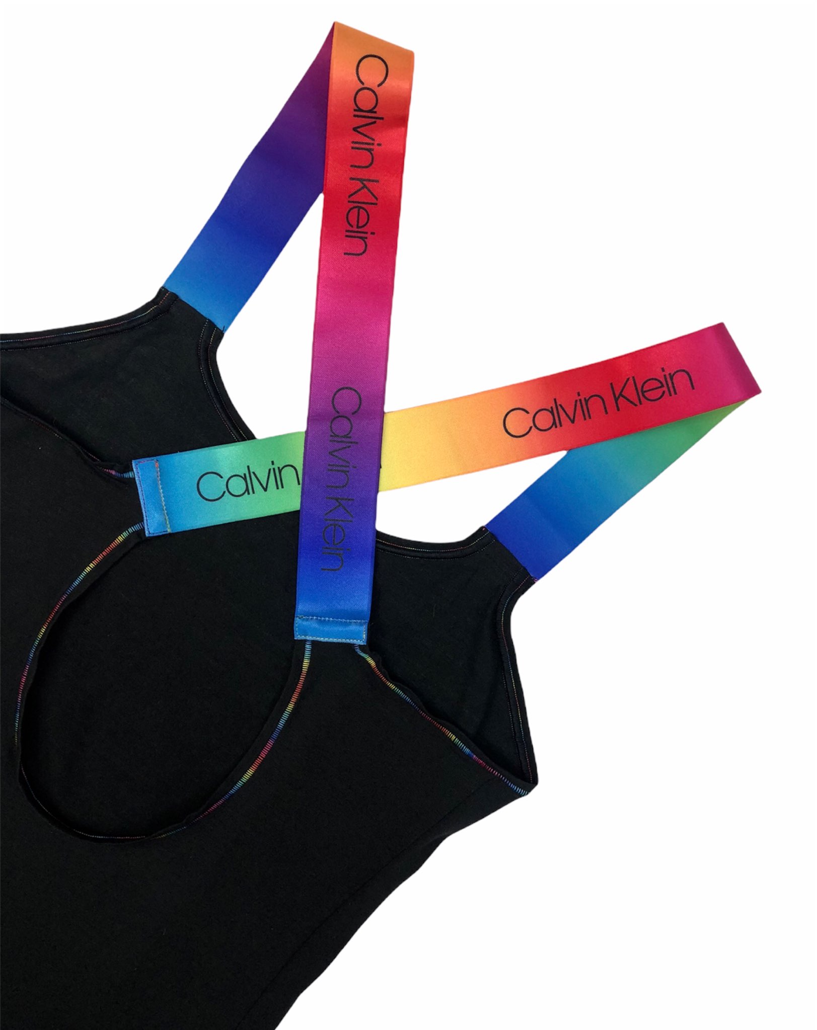 Bodysuit Calvin Klein color negro pride 100% original y nuevo