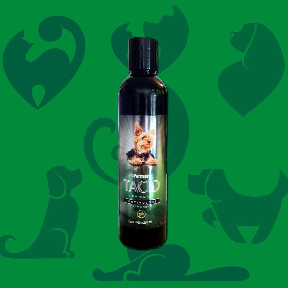 Shampoo Natural Antipulgas y Garrapatas para Perros TACID D'LIMONENO 250 ml