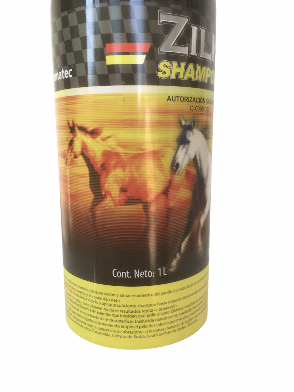 Shampoo Natural para Caballos ZILK 1 L