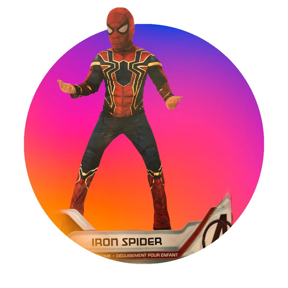 Disfraz hombre arana - IRON SPIDER  para nino de 8-10 anos 