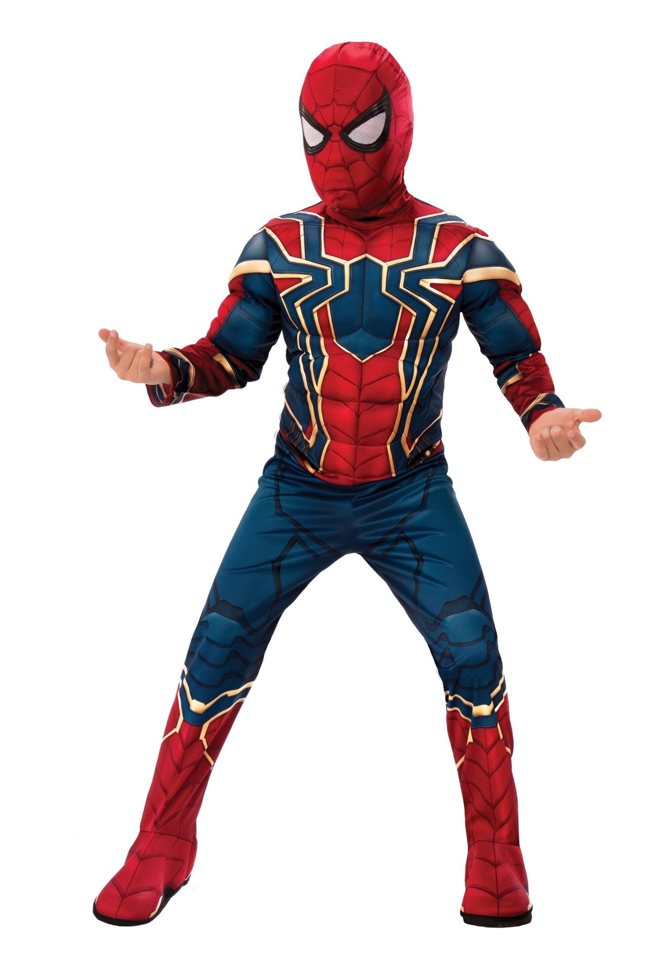 Disfraz hombre arana - IRON SPIDER  para nino de 8-10 anos 