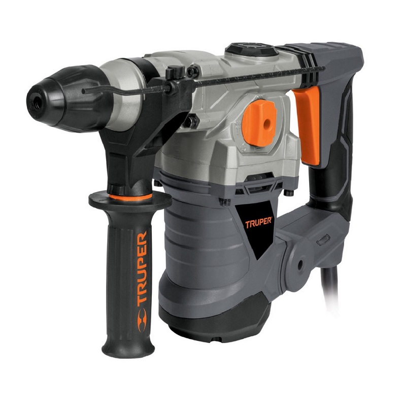 Rotomartillo-Taladro Industrial SDS Plus, 6 Joules, 1600 W para concreto-madera y metal  ROEL-60N TRUPER 