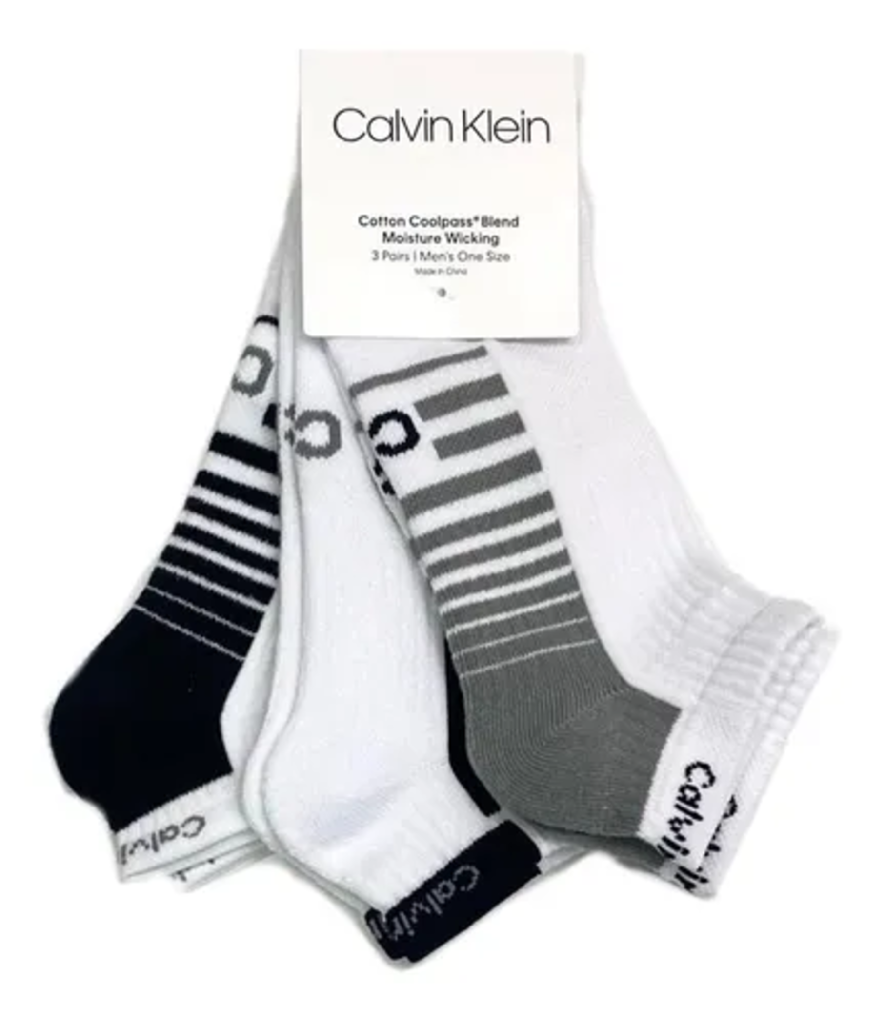 Calcetin Calvin Klein 3 pack color blanco 100% original y nuevo