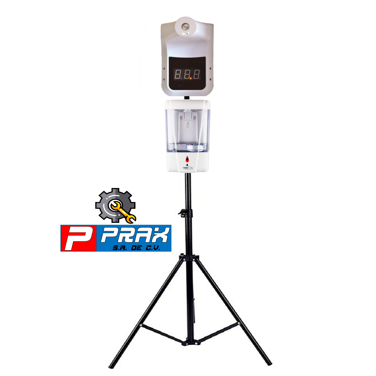 Termometro Infrarrojo K3 + Dispensador Automático + Tripie