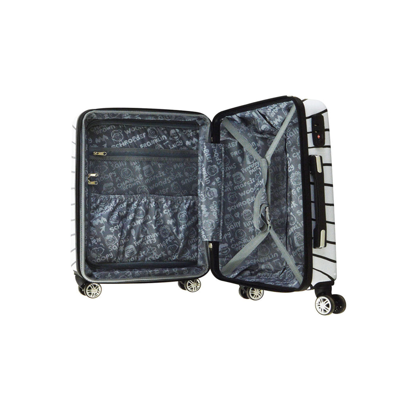 Maleta PEANUTS Snoopy 20'' Carry On Equipaje Viaje ML-1910-PN Ideal para Regalo