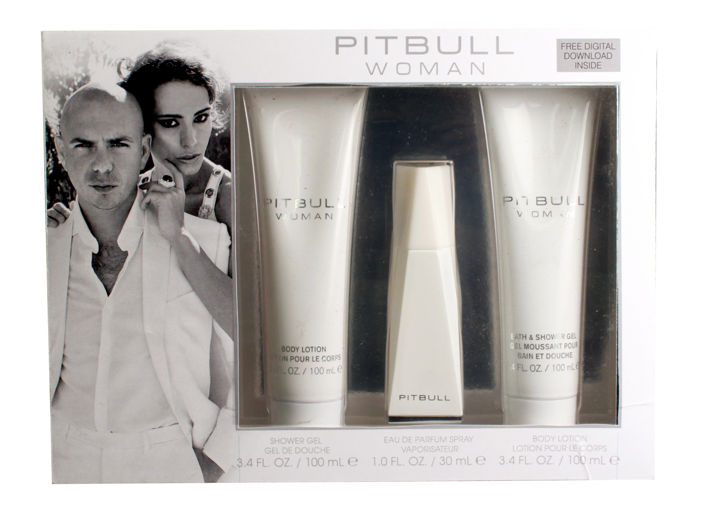 Pitbull woman perfume gift 2024 set