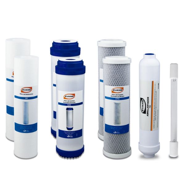      Kit De Consumibles Para Purificador Evans Wp-1	