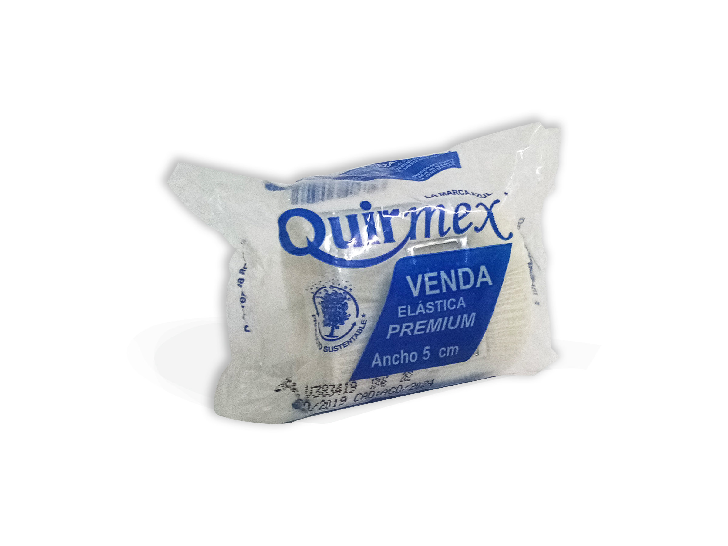 Venda Elastica Quirmex, Ancho 5cm (5 piezas)