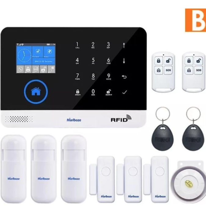Alarma Para Casa Negocio Gsm Kit Anti Robo App Touch