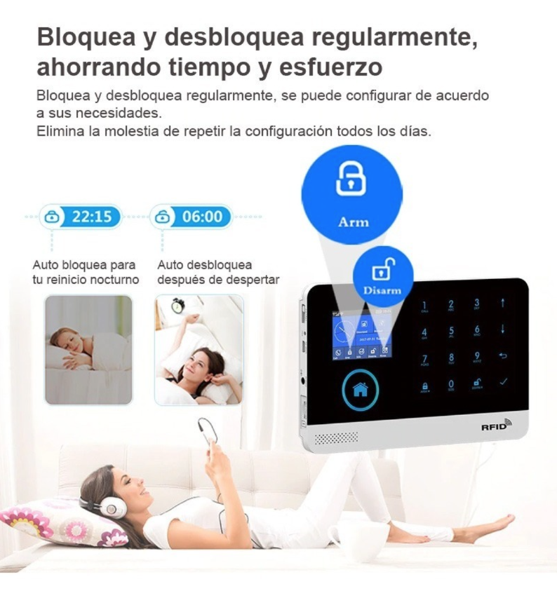 Alarma Para Casa Negocio Gsm Kit Anti Robo App Touch