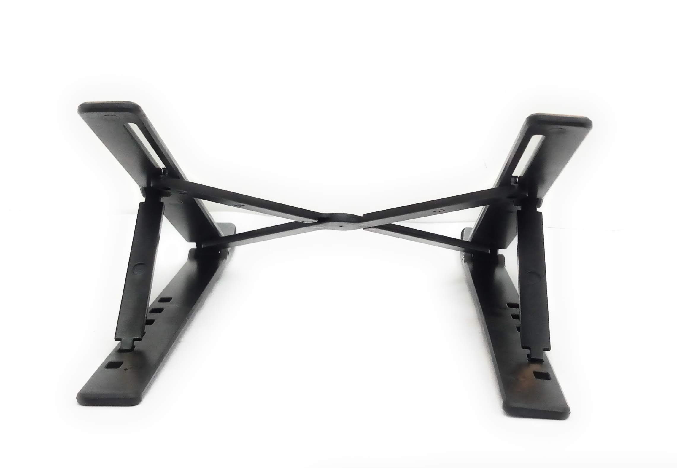 Base Soporte Aluminio Para Laptop, Portátil Y Ajustable Color Negro