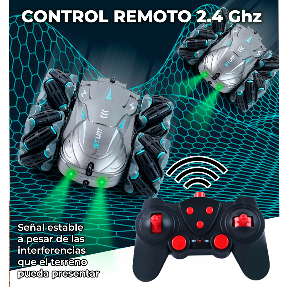 Carro futurista a control remoto 