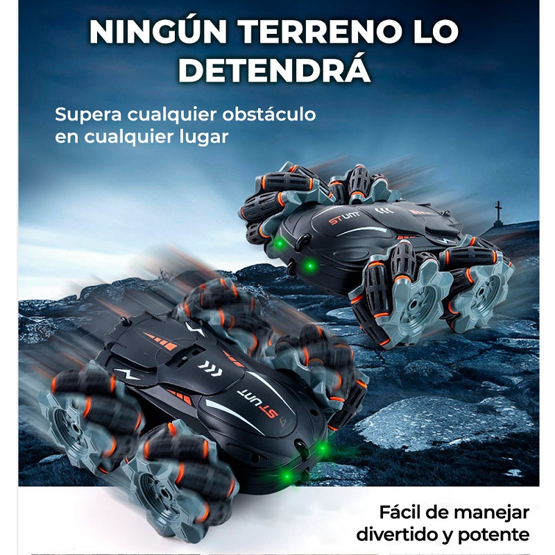 Carro futurista a control remoto 