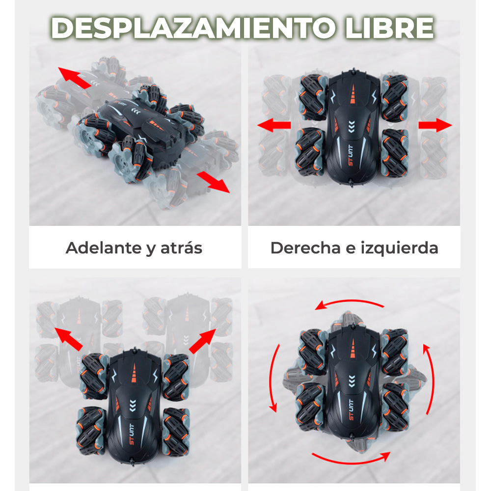 Carro futurista a control remoto 