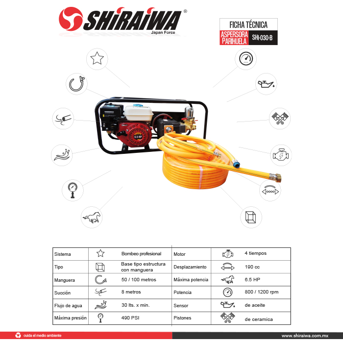 ASPERSORA PARIHUELA SHIRAIWA SHI-030-B