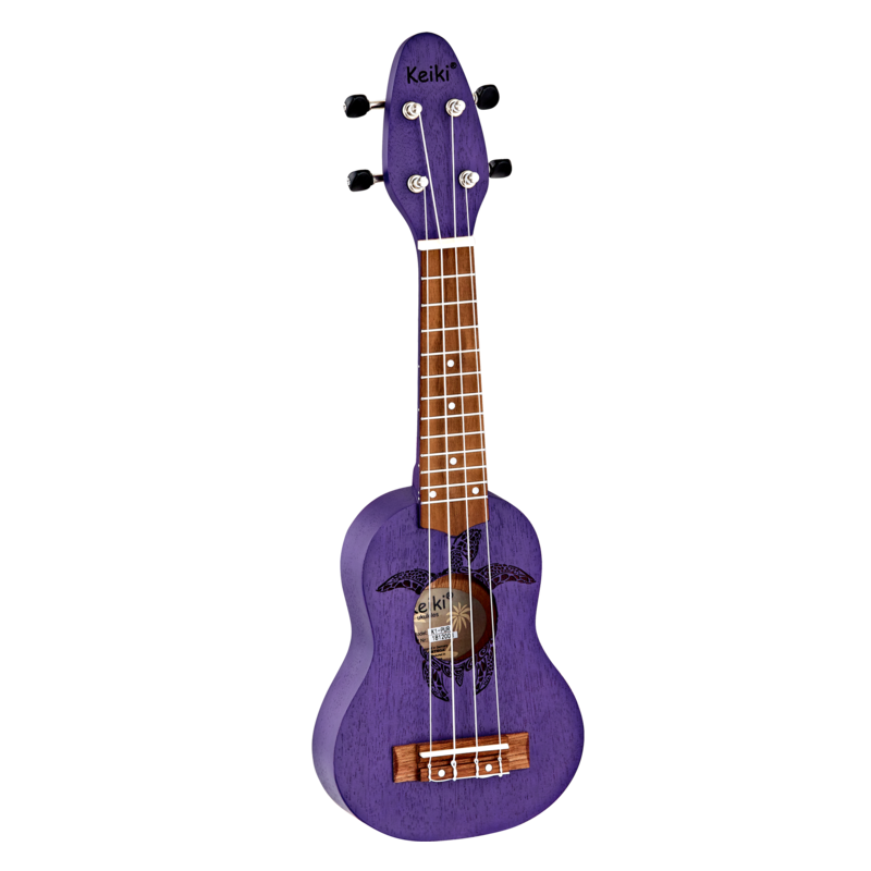 Ukulele Sopranino Keiki Morado Ortega Guitars Con 2 Plumillas