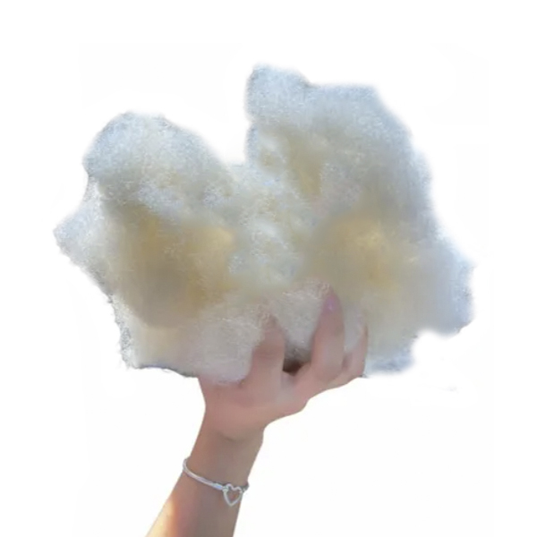 Relleno Delcrón Siliconizado Suave Esponjoso Color Beige X 10kg