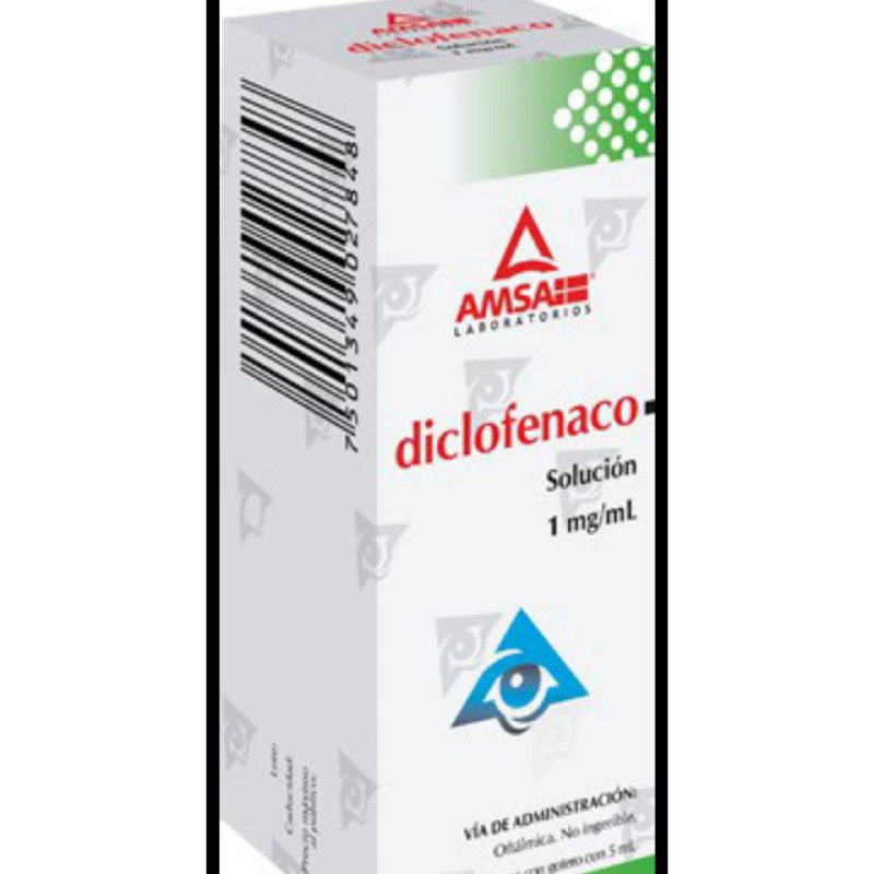 Diclofenaco Gotas, Solución 1mg/mL