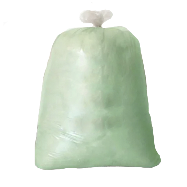 Relleno Delcrón Siliconizado Suave Esponjoso Color Verde X 5kg