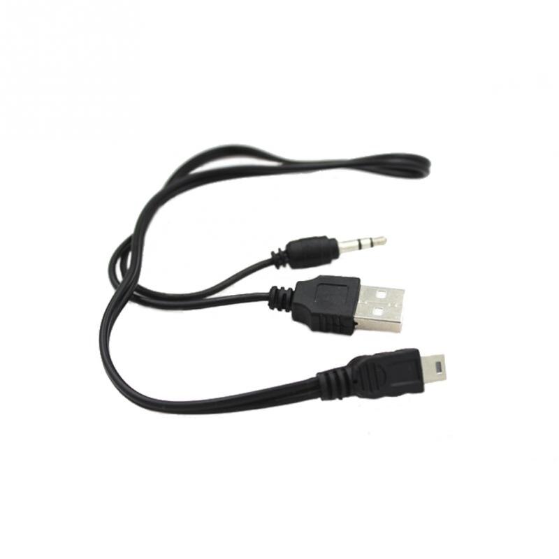 Cable Usb A Mini Usb V3 Y Auxiliar Plug 3.5mm Para Bocinas Chinas