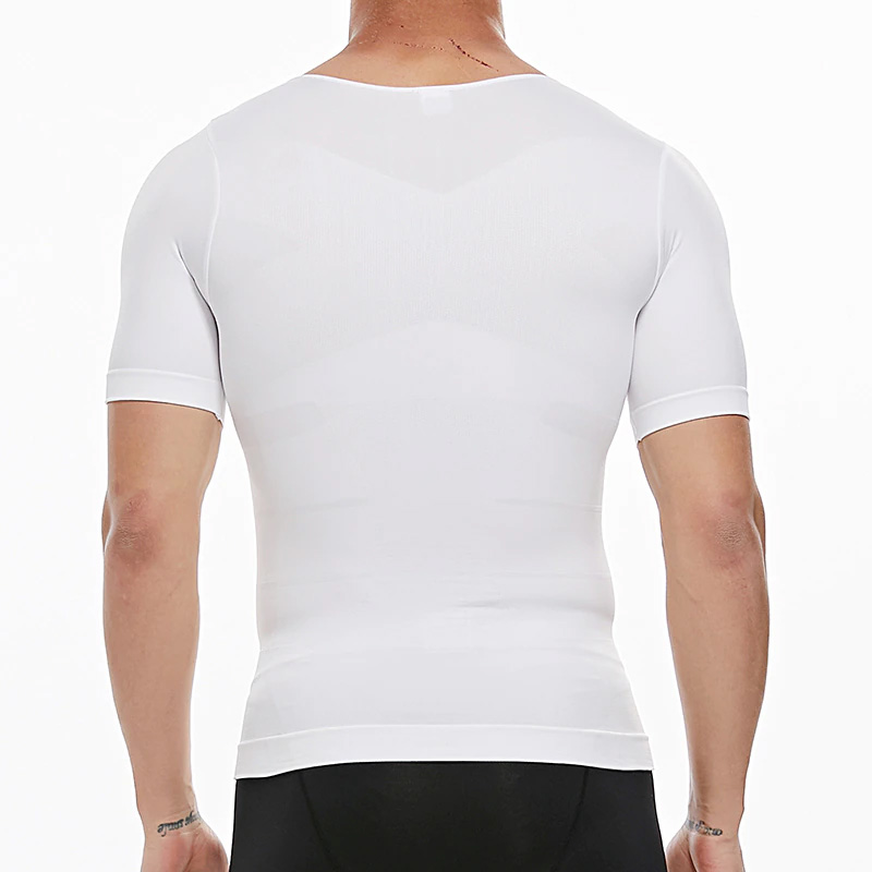 Faja Camiseta Reductora Hombre Color Blanco - Parub