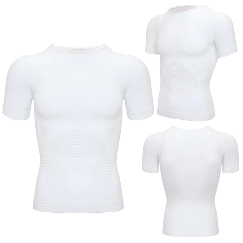 Camiseta Reductora Hombre Naturell - Blanco NATURELL