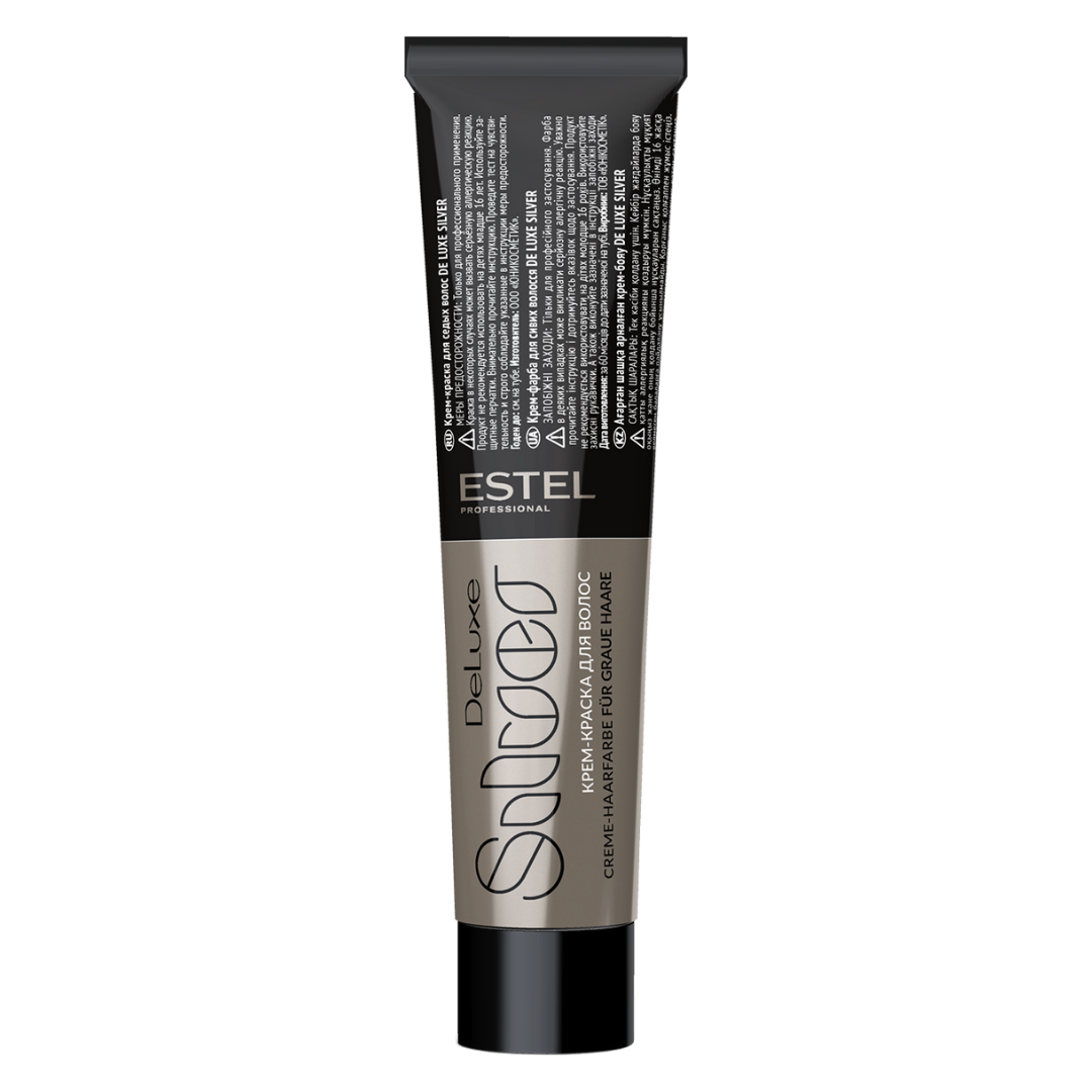 Crema De Color Para Las Canas DeLuxe Silver Castaño Claro Marrón Caoba