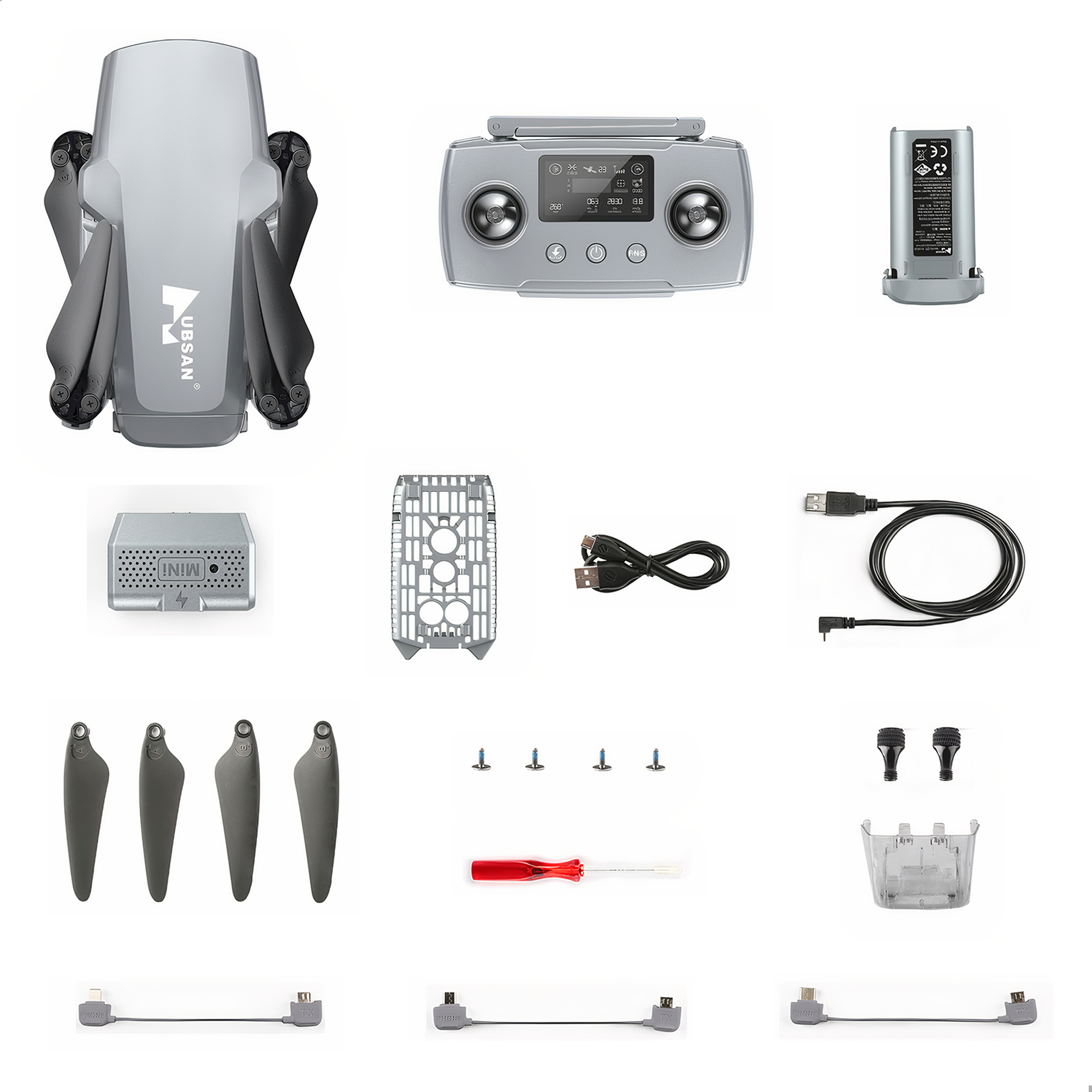 Drone HUBSAN BINDEN Zino Mini Pro Cámara 4K GPS 40min Vuelo 