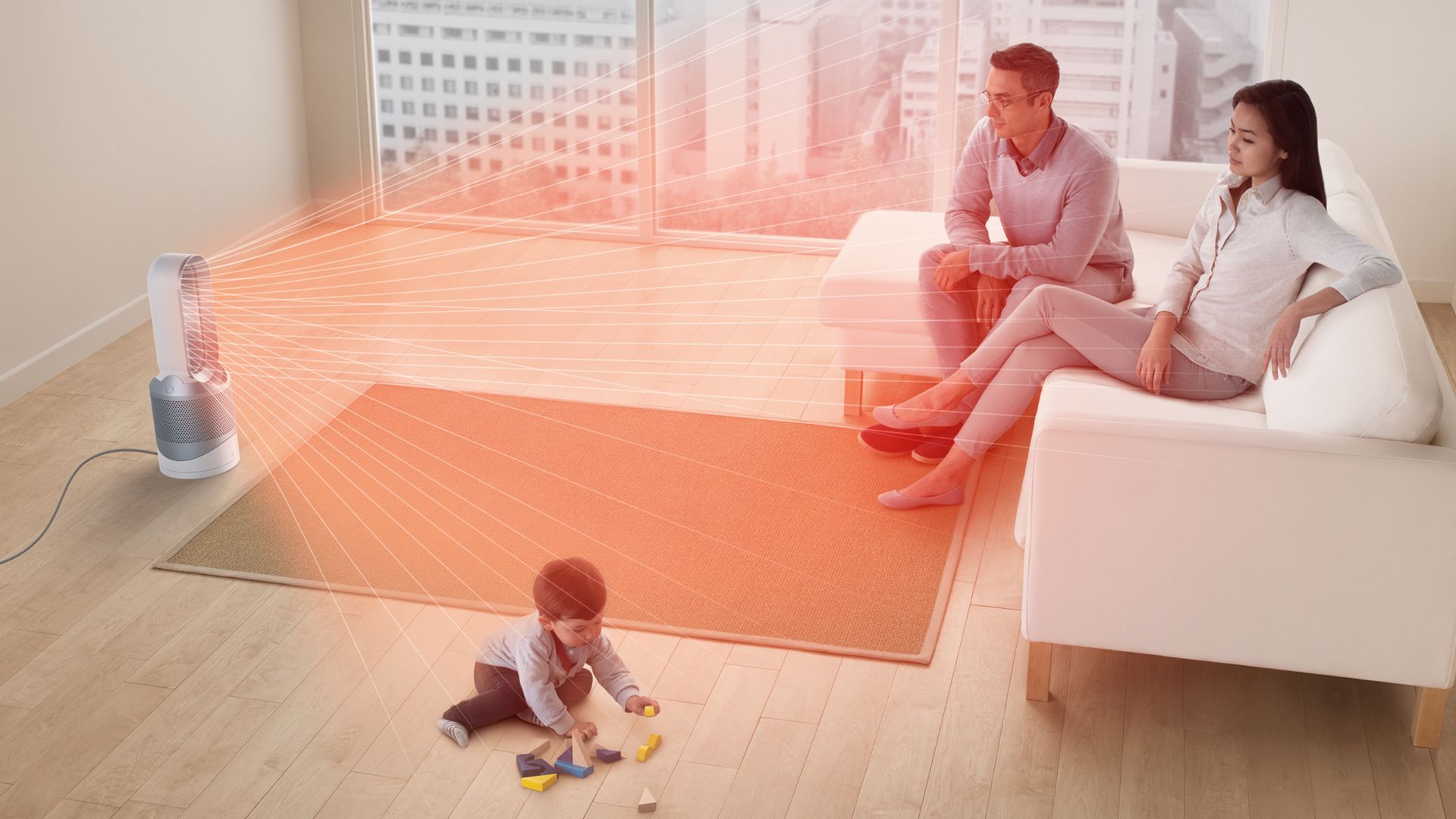 Calentador Purificador + Ventilador Dyson HP01 Pure Hot + Cool CST