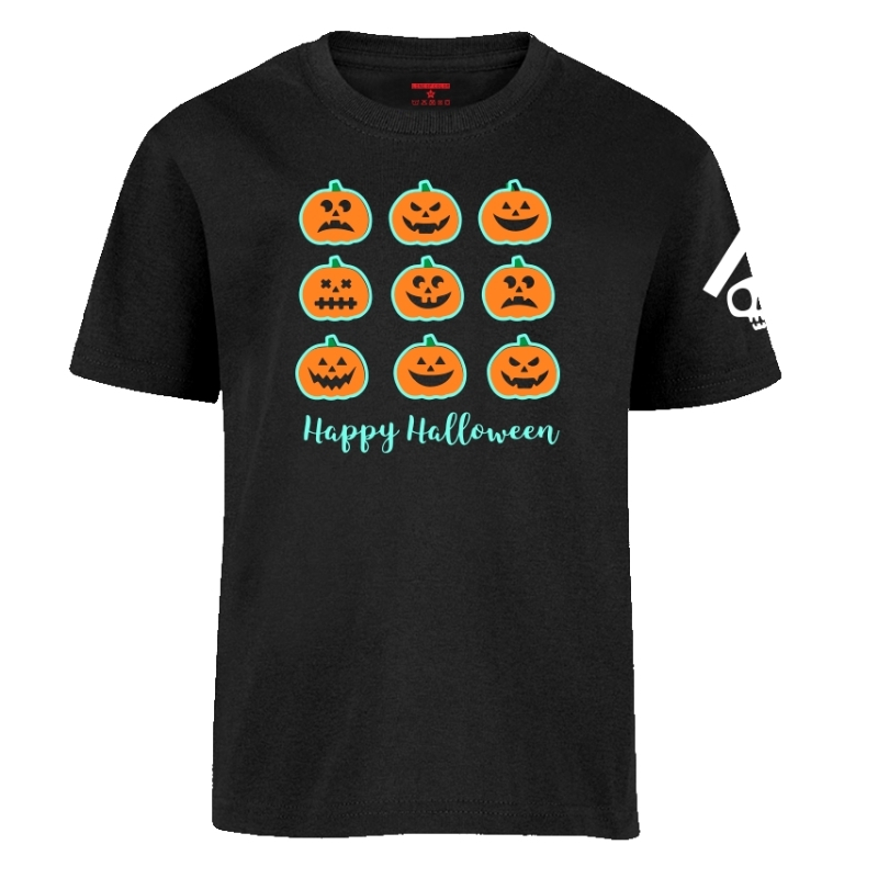 Line of color Playera Niños Halloween brilla en la oscuridad PNHW09