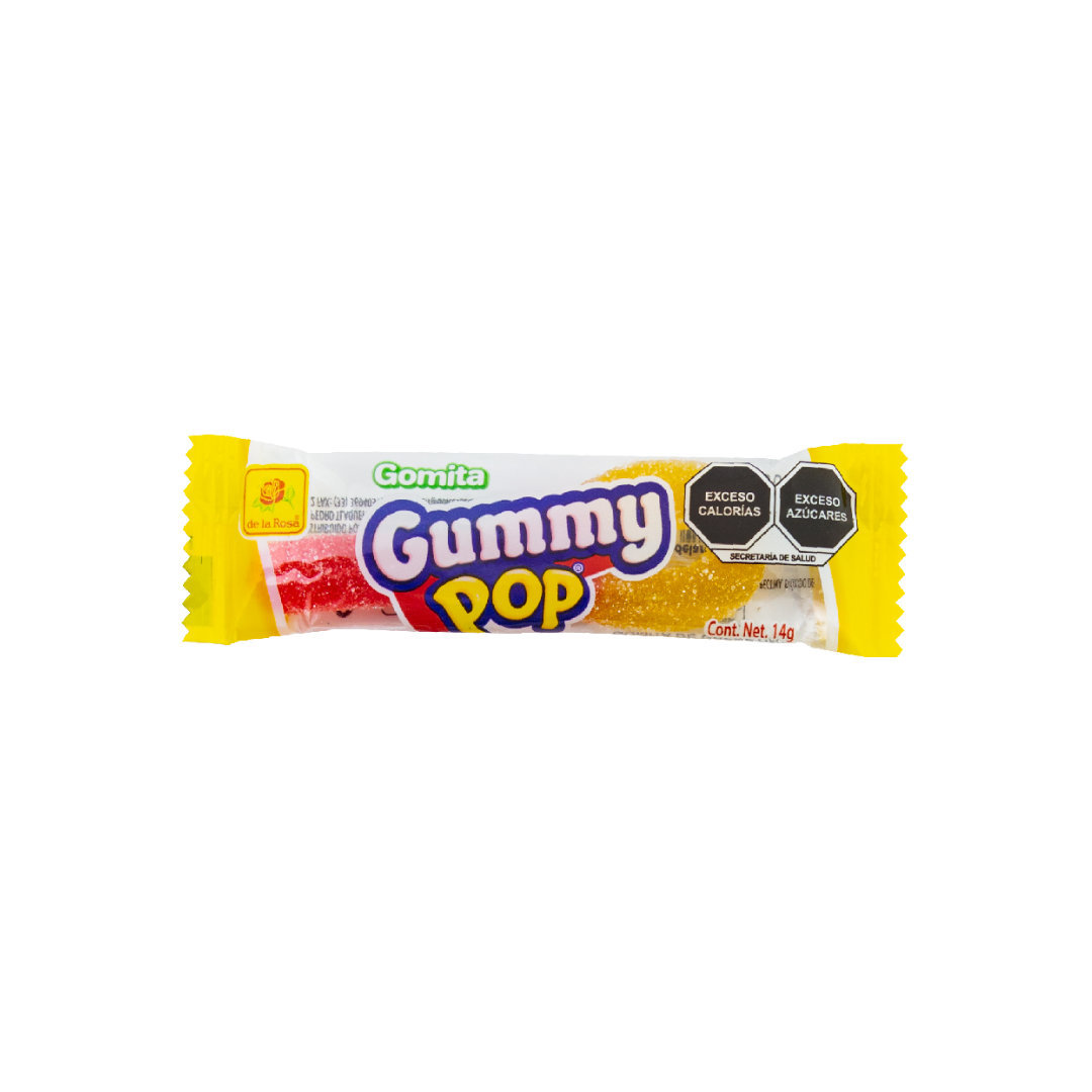 Gomitas Gummy Pop de la Rosa 25 PZ de 14g