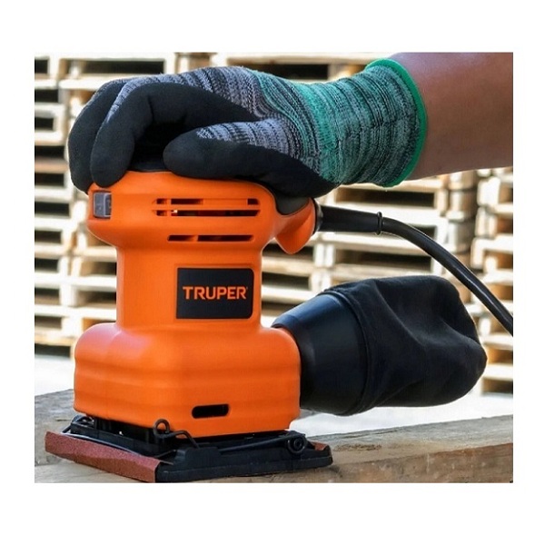 Lijadora orbital, 1/4 hoja, profesional, 200 W Portátil-Desbaste, Lijado y Pulido  LIOR-1/4A2 TRUPER