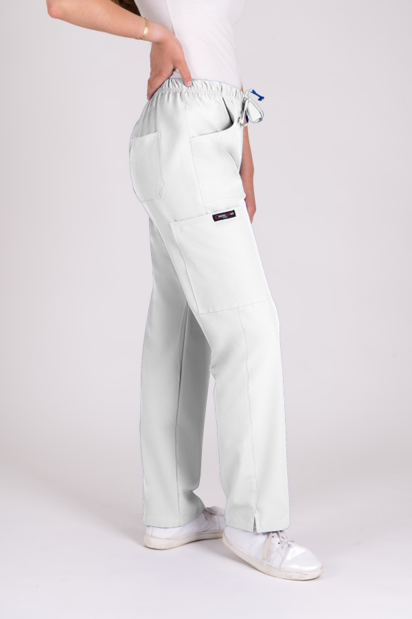 Conjunto Uniforme Medico Quirúrgico Scrubs Dama Blanco