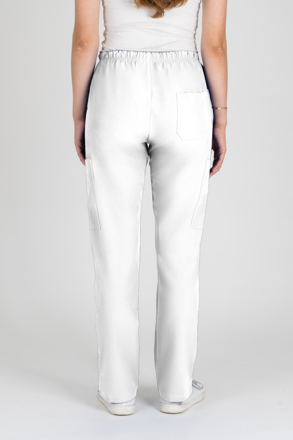 Conjunto Uniforme Medico Quirúrgico Scrubs Dama Blanco