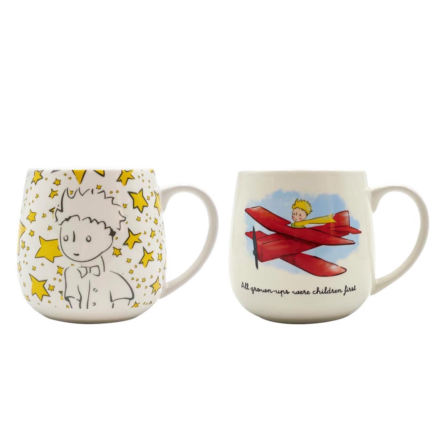 Taza El Principito De Porcelana, Set De Dos Piezas Tlr-074