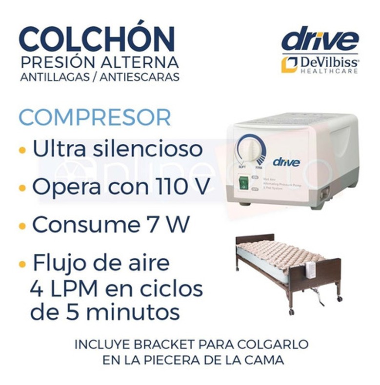 Colchon De Aire Presion Alterna Antiescaras Drive