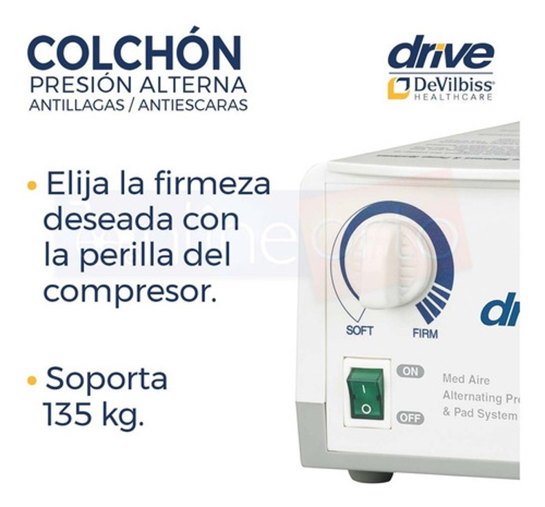 Colchon De Aire Presion Alterna Antiescaras Drive