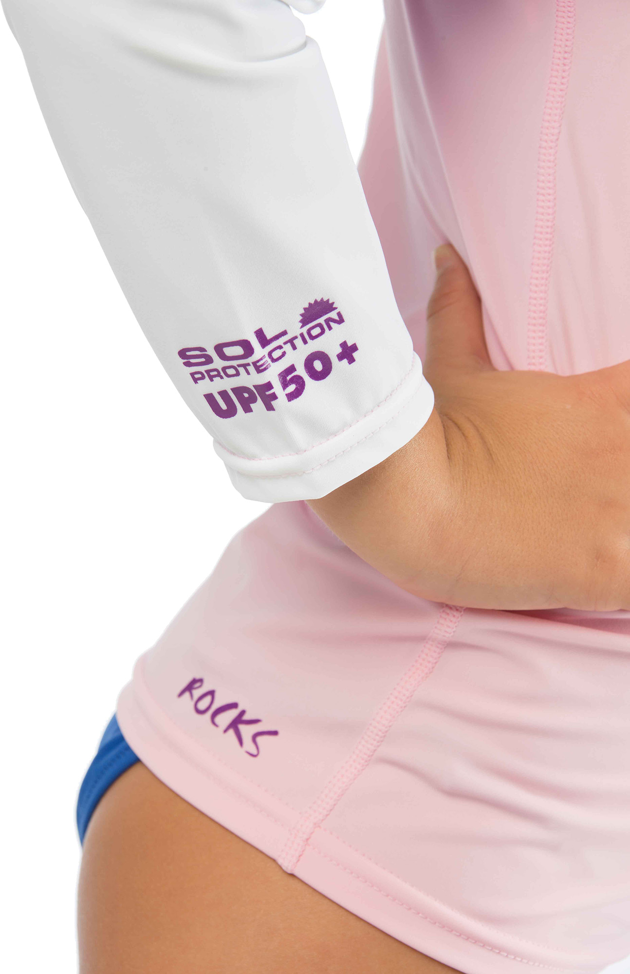 Playera Rash Guard CRESSI Rocks para Niñas con Protección UV Ideal para la Playa y Piscinas Edad de 7 a 15 años