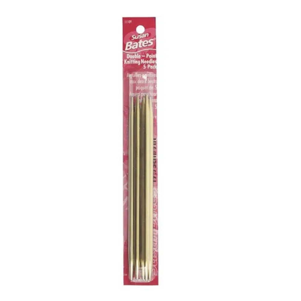 Set 5 Pzas Agujas Aluminio Doble Punta Susan Bates Coats