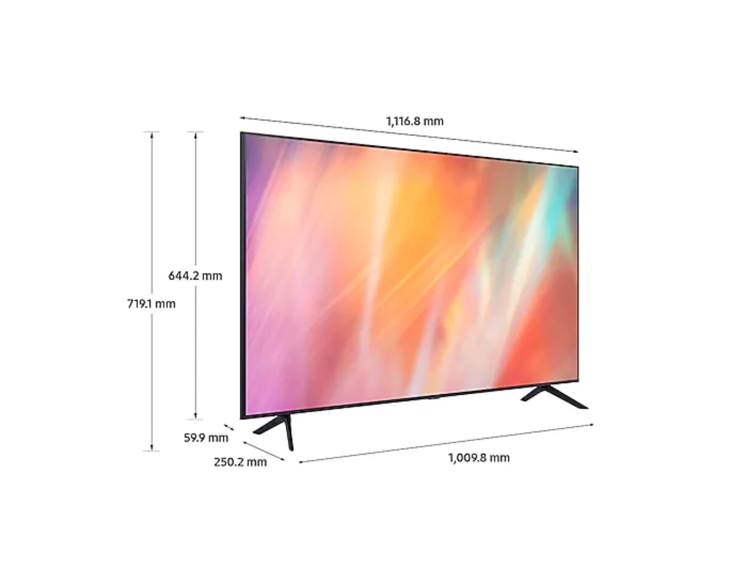 PANTALLA SAMSUNG UN50AU7000FXZX 50" 4K, SMART ALBY17