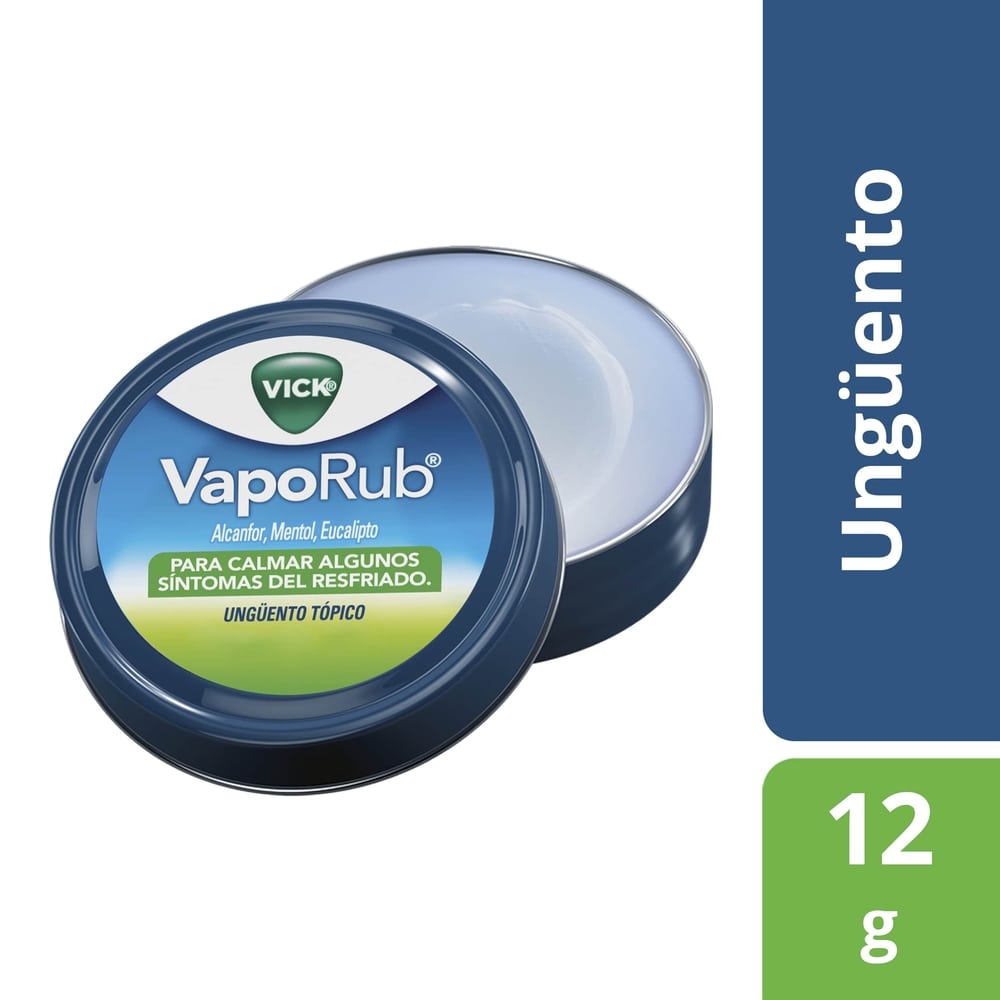 VapoRub, Unguento, Lata Con 12g (3 latas)