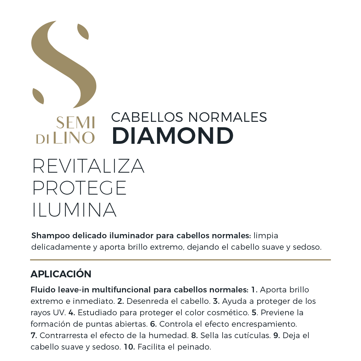 Suero Para Cabello Semi Di Lino Diamond Extraordinary