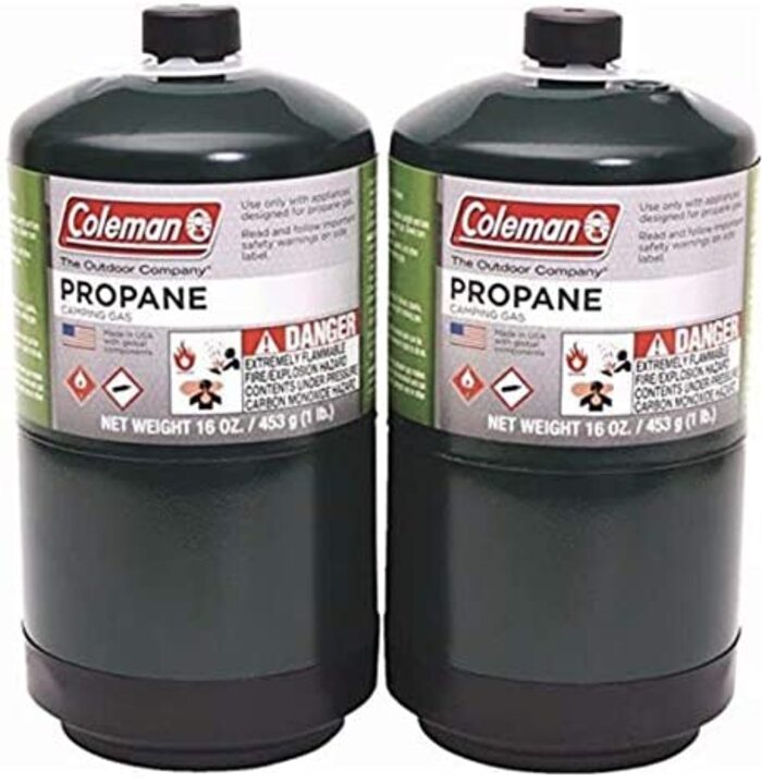 Paquete de 2 Tanques de Gas Propano 16 Oz 