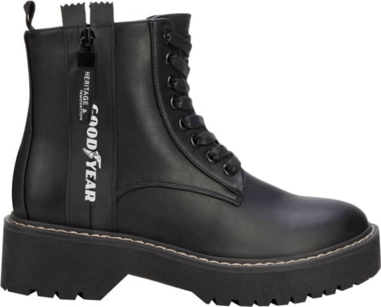 Botas militares para mujer marca Goodyear, cortas, con suela antiderrapante, 993819